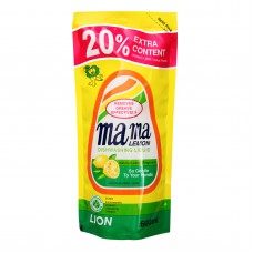 Mama Lemon Dishwashing Liquid Refill - Natural Lemon 600ML